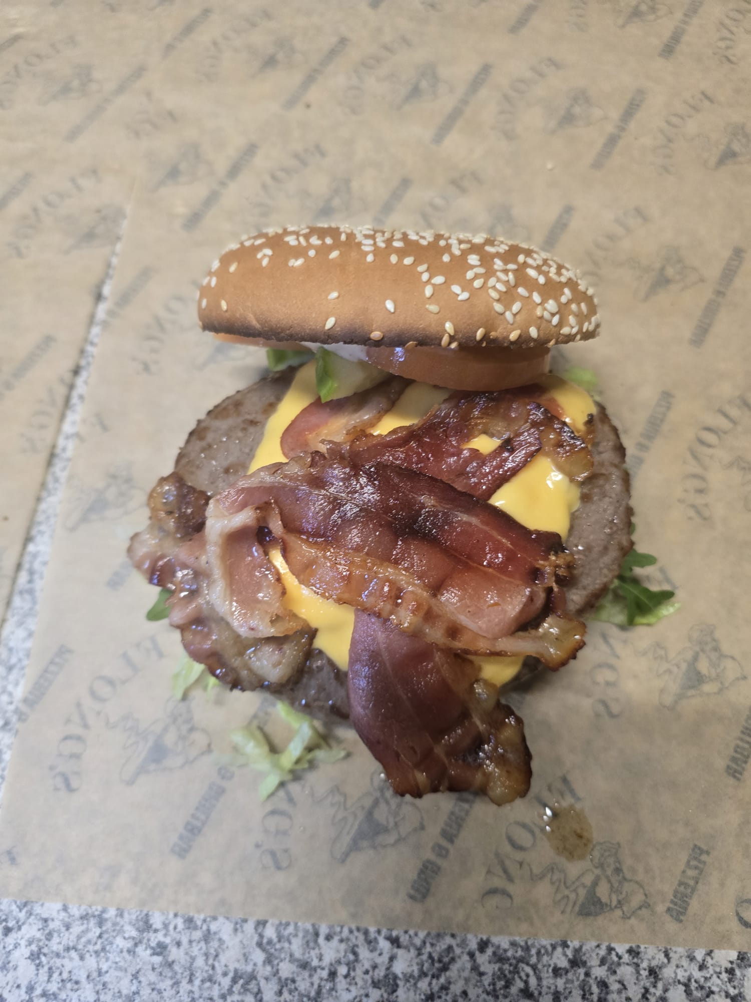 burger 46 46. Bacon Okse - Billede 1
